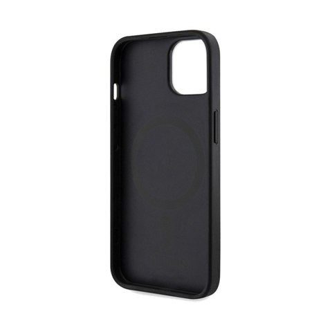 Guess 4G Printed Stripes MagSafe - Etui iPhone 15 (czarny)