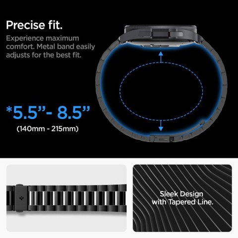 Spigen Modern Fit Band - Bransoleta do Samsung Galaxy Watch 6 Classic 47 mm (Czarny) Spigen Modern Fit Band - Bransoleta do Samsung Galaxy Watch 6 Classic 47 mm (Czarny)