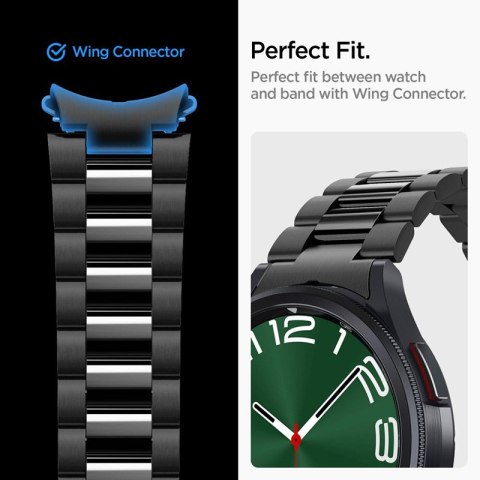 Spigen Modern Fit Band - Bransoleta do Samsung Galaxy Watch 6 Classic 47 mm (Czarny) Spigen Modern Fit Band - Bransoleta do Samsung Galaxy Watch 6 Classic 47 mm (Czarny)