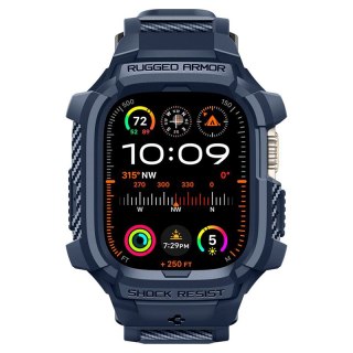 Spigen Rugged Armor Pro - Pasek z obudową do Apple Watch Ultra 49 mm (Navy Blue)