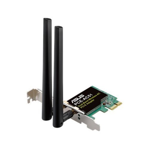 Karta sieciowa ASUS PCE-AC51 (PCI-E) Karta sieciowa ASUS PCE-AC51 (PCI-E)