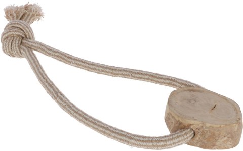 KERBL Szarpak dla psa, pętla, juta/bawełna, drewno kawowe, 20 cm KERBL Szarpak dla psa, pętla, juta/bawełna, drewno kawowe, 20 cm