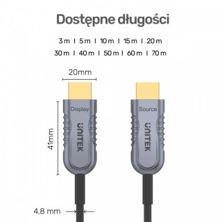 Kabel Optyczny HDMI 2.1 AOC 3m 4K60Hz C11026DGY
