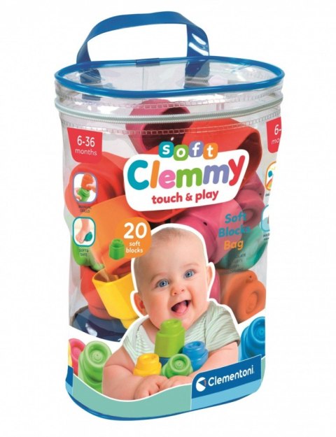 Klocki Clemmy Woreczek z 20 klockami Klocki Clemmy Woreczek z 20 klockami