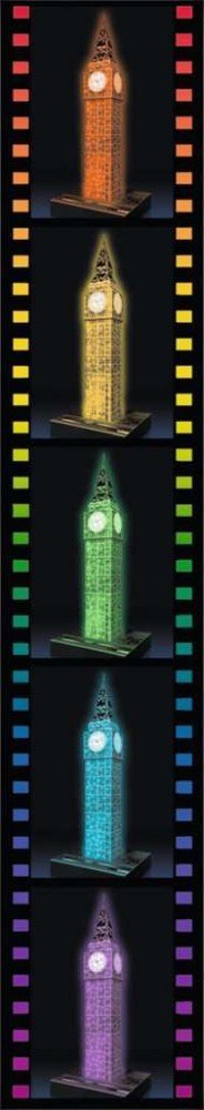 Puzzle 216 elementów 3D Big Ben Nocą Puzzle 216 elementów 3D Big Ben Nocą