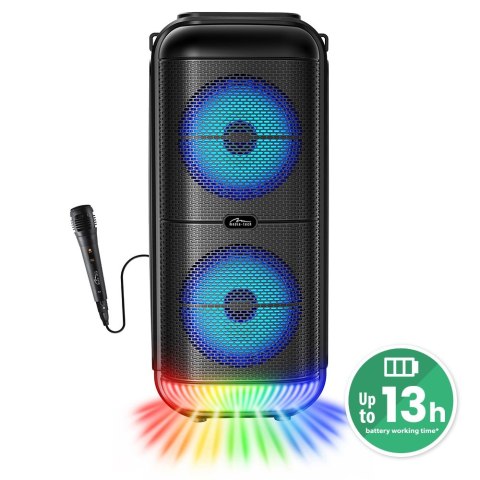 MEDIA-TECH PRZENOŚNY GŁOŚNIK BLUETOOTH 5.3 BT POWER AUDIO DISCO MEDIA-TECH PRZENOŚNY GŁOŚNIK BLUETOOTH 5.3 BT POWER AUDIO DISCO