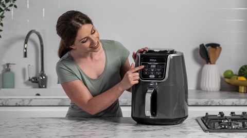 Ninja AF160 Pojedyńczy 5,2 l Autonomiczny 1750 W Frytkownica na gorące powietrze Szary