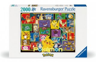 Puzzle 2000 elementów Pokemon