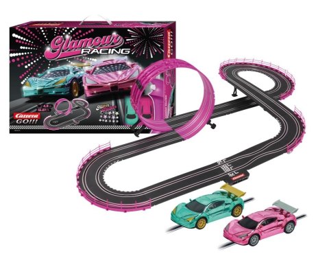 Tor samochodowy z pojazdami Girls Power Racing