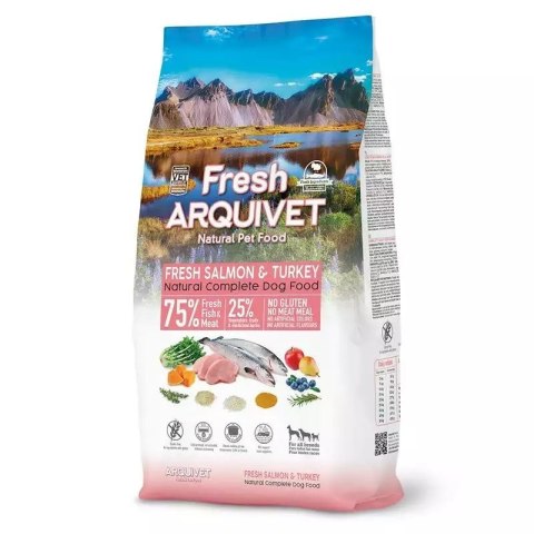 ARQUIVET FRESH - półwilgotna karma dla psa - łosoś z indykiem - 2,5kg ARQUIVET FRESH - półwilgotna karma dla psa - łosoś z indykiem - 2,5kg