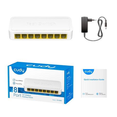Switch CUDY FS108D 8-Port 10/100 Switch CUDY FS108D 8-Port 10/100