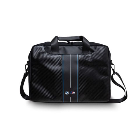 BMW Carbon Blue Stripes - Torba na notebooka 16" (czarny) BMW Carbon Blue Stripes - Torba na notebooka 16" (czarny)