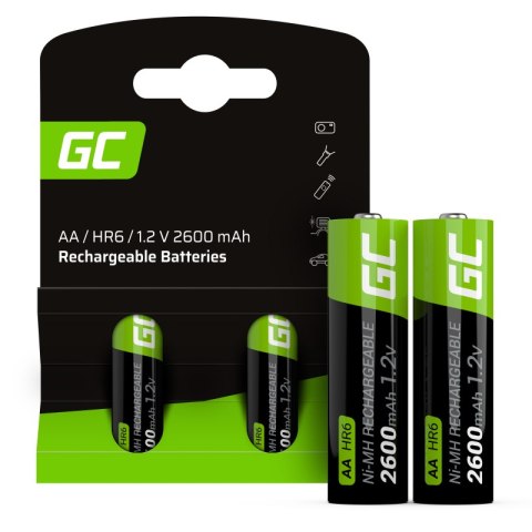 Green Cell - 2x Akumulator AA HR6 2600mAh Green Cell - 2x Akumulator AA HR6 2600mAh