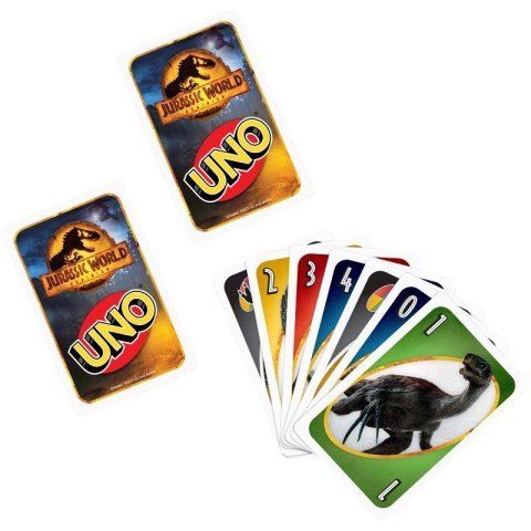 Gra karciana UNO Jurassic World 3 Gra karciana UNO Jurassic World 3