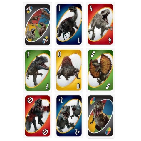 Gra karciana UNO Jurassic World 3 Gra karciana UNO Jurassic World 3