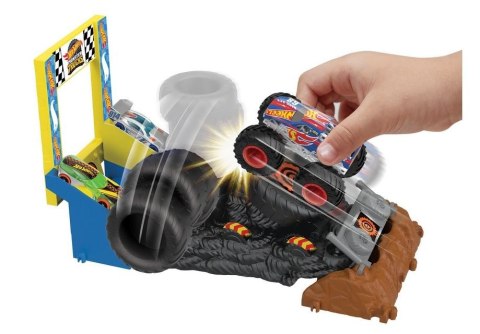 Zestaw Monster Trucks Arena Smashers Race Ace Wieża opon Zestaw Monster Trucks Arena Smashers Race Ace Wieża opon