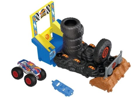 Zestaw Monster Trucks Arena Smashers Race Ace Wieża opon Zestaw Monster Trucks Arena Smashers Race Ace Wieża opon