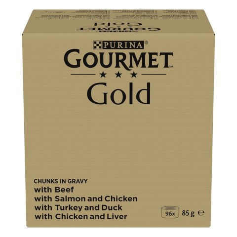 PURINA GOURMET GOLD Kawałki w sosie 96x85g PURINA GOURMET GOLD Kawałki w sosie 96x85g