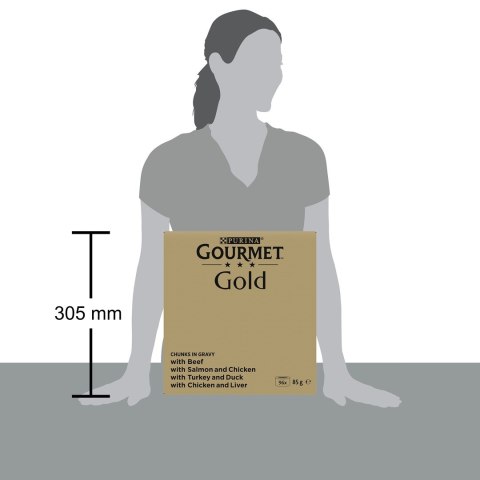 PURINA GOURMET GOLD Kawałki w sosie 96x85g PURINA GOURMET GOLD Kawałki w sosie 96x85g