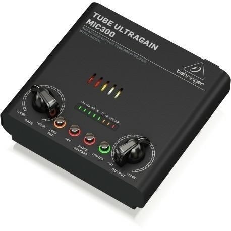 Behringer MIC300 Przedwzmacniacz mikrofonowy lampowy Behringer MIC300 Przedwzmacniacz mikrofonowy lampowy