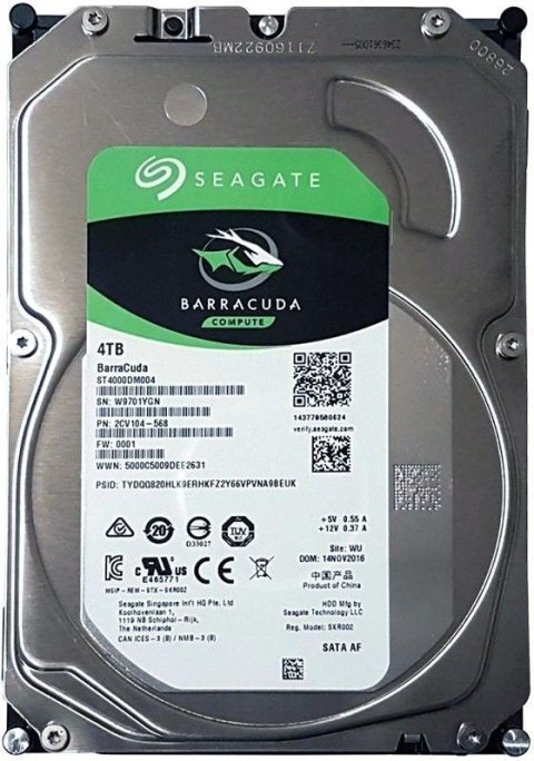 Dysk Barracuda 4TB 3,5 256 ST4000DM004 Dysk Barracuda 4TB 3,5 256 ST4000DM004