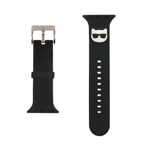 Karl Lagerfeld Silicone Choupette Head - Pasek do Apple Watch 42/44/45 mm (czarny) Karl Lagerfeld Silicone Choupette Head - Pasek do Apple Watch 42/44/45 mm (czarny)