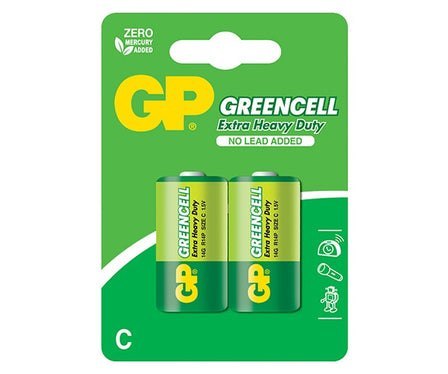 BATERIA GREENCELL 1.5V R14 C 2 SZTUKI BATERIA GREENCELL 1.5V R14 C 2 SZTUKI