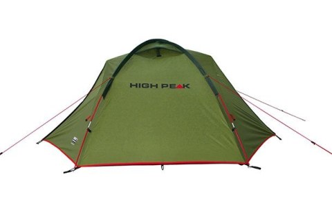 Namiot High Peak Woodpecker 3 zielono-czerwony 3-osobowy 10194