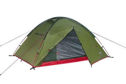 Namiot High Peak Woodpecker 3 zielono-czerwony 3-osobowy 10194