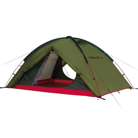 Namiot High Peak Woodpecker 3 zielono-czerwony 3-osobowy 10194