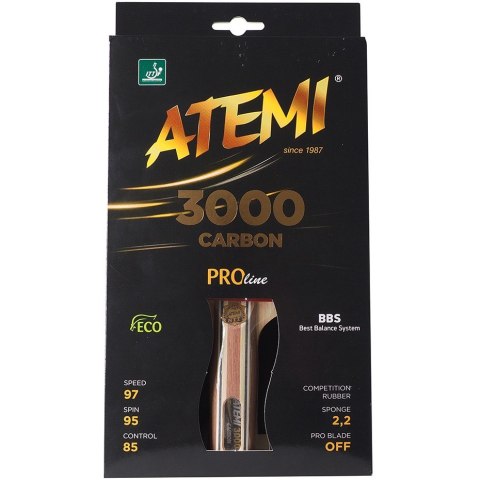 Rakietka do ping ponga New Atemi 3000 Pro concave Rakietka do ping ponga New Atemi 3000 Pro concave