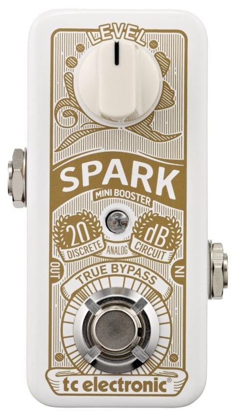 TC Electronic Spark Mini Pedał z efektami Biały TC Electronic Spark Mini Pedał z efektami Biały