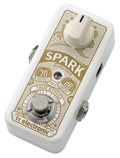 TC Electronic Spark Mini Pedał z efektami Biały TC Electronic Spark Mini Pedał z efektami Biały