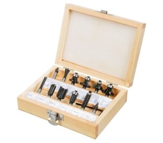 Verto 60H008 Frezy widiowe, trzpień 6 mm, zestaw 12 szt.