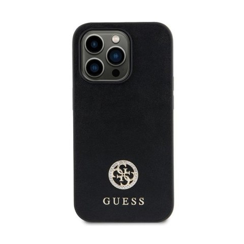 Guess 4G Strass Metal Logo - Etui iPhone 15 Plus (czarny) Guess 4G Strass Metal Logo - Etui iPhone 15 Plus (czarny)