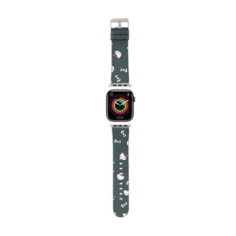 Hello Kitty Heads & Bows Pattern - Pasek do Apple Watch 38/40/41 mm (czarny) Hello Kitty Heads & Bows Pattern - Pasek do Apple Watch 38/40/41 mm (czarny)