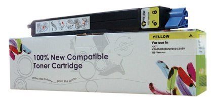 Toner Cartridge Web Yellow OKI C9600, C9800 zamiennik 42918913 Toner Cartridge Web Yellow OKI C9600, C9800 zamiennik 42918913