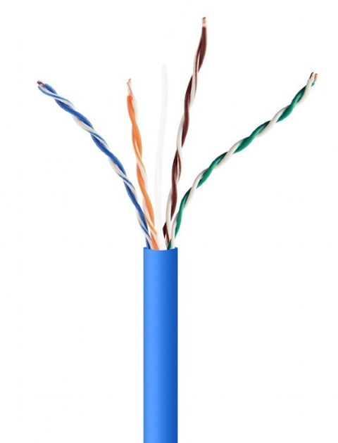 GEMBIRD UTP KABEL DRUT KAT 5E CCA 305M NIEBIESKI AWG24 GEMBIRD UTP KABEL DRUT KAT 5E CCA 305M NIEBIESKI AWG24