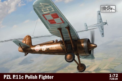 Model do sklejania PZL P.11c Polish Fighter Plane Model do sklejania PZL P.11c Polish Fighter Plane