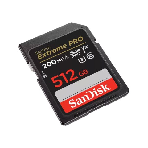 SANDISK EXTREME PRO SDXC 512GB 200/140 MB/s A2 SANDISK EXTREME PRO SDXC 512GB 200/140 MB/s A2