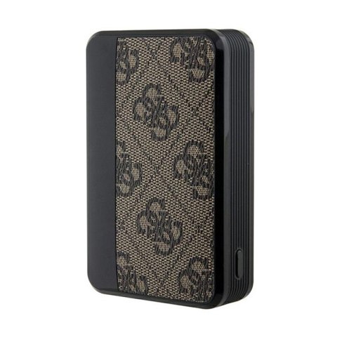 Guess 4G Leather Metal Logo - Power Bank 10000 mAh 18W (brązowy) Guess 4G Leather Metal Logo - Power Bank 10000 mAh 18W (brązowy)