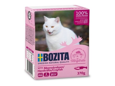 BOZITA Mięsne kawałki z krewetkami w sosie 370g BOZITA Mięsne kawałki z krewetkami w sosie 370g