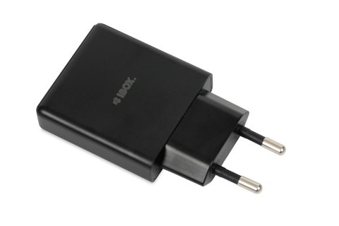 IBOX ŁADOWARKA UNIWERSALNA C-43 GAN PD30W SLIM USB A+C BLACK IBOX ŁADOWARKA UNIWERSALNA C-43 GAN PD30W SLIM USB A+C BLACK