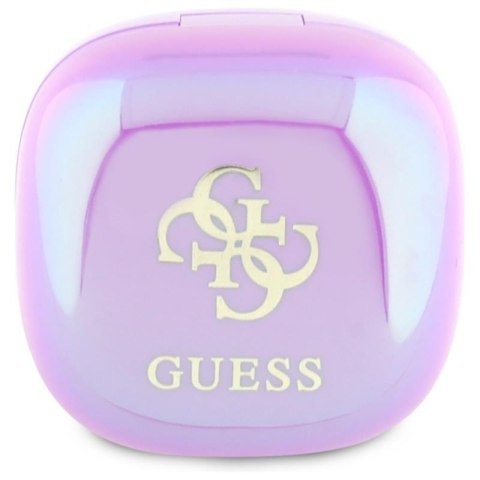 Guess 4G Printed Logo - Słuchawki Bluetooth TWS + etui ładujące (fioletowy) Guess 4G Printed Logo - Słuchawki Bluetooth TWS + etui ładujące (fioletowy)
