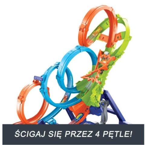 *Hot Wheels Action Poczw orna petla zestaw *Hot Wheels Action Poczw orna petla zestaw