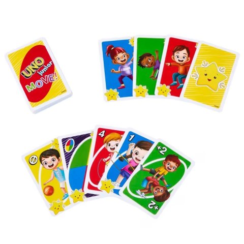 Karty Uno Gra Junior Move Karty Uno Gra Junior Move