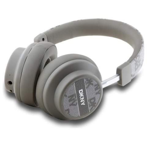 DKNY Checkered Pattern - Bezprzewodowe słuchawki nauszne Bluetooth V5.3 (beżowy) DKNY Checkered Pattern - Bezprzewodowe słuchawki nauszne Bluetooth V5.3 (beżowy)