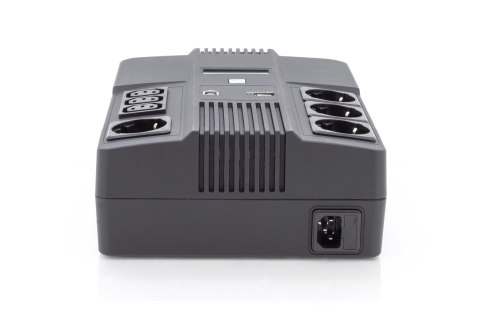 UPS UPS Line-Interactive 800VA/480WAVR 4xSCHUKO 3xIEC C13 1xUSB A 1x USB B RJ45 UPS UPS Line-Interactive 800VA/480WAVR 4xSCHUKO 3xIEC C13 1xUSB A 1x USB B RJ45