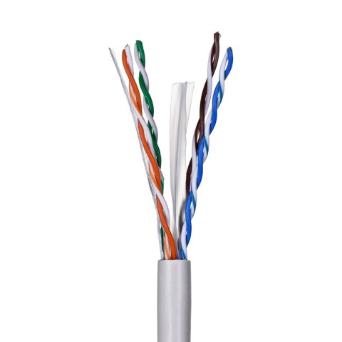 Kabel UTP Gembird ( kat.6 100m linka szary AWG24 CCA ) Kabel UTP Gembird ( kat.6 100m linka szary AWG24 CCA )