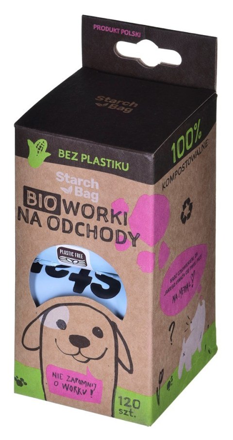 STARCH BAG - bioworki na odchody - 8 x 15 szt. STARCH BAG - bioworki na odchody - 8 x 15 szt.